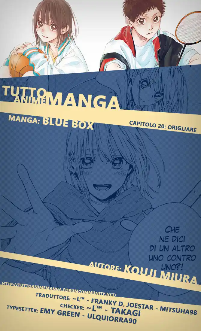 Blue Box Capitolo 20 page 1