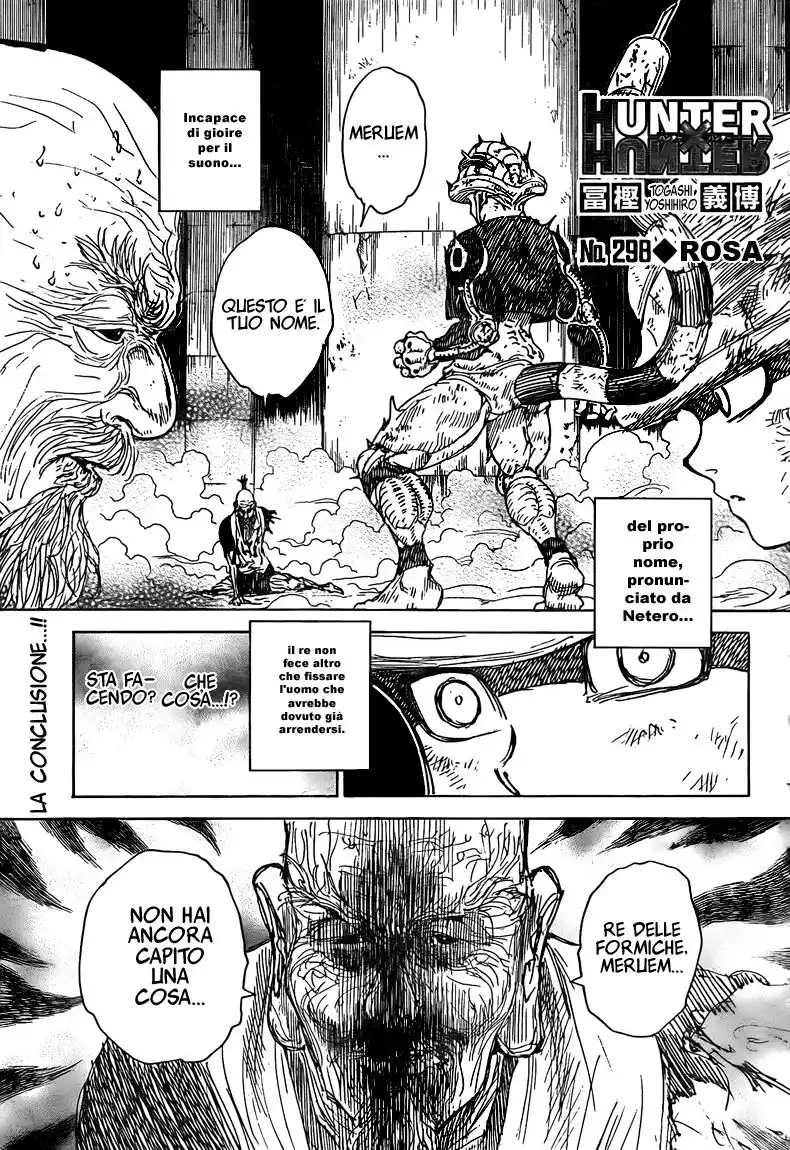 Hunter x Hunter Capitolo 298 page 1