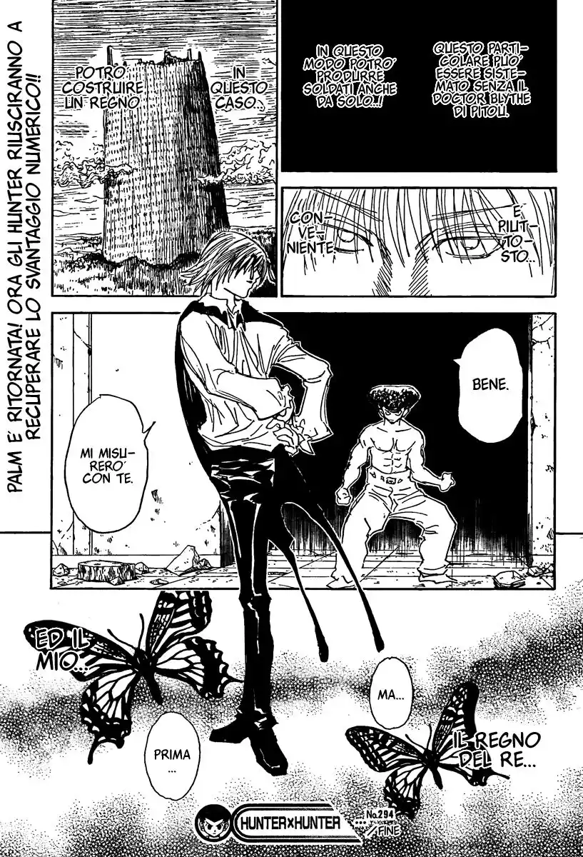 Hunter x Hunter Capitolo 294 page 19