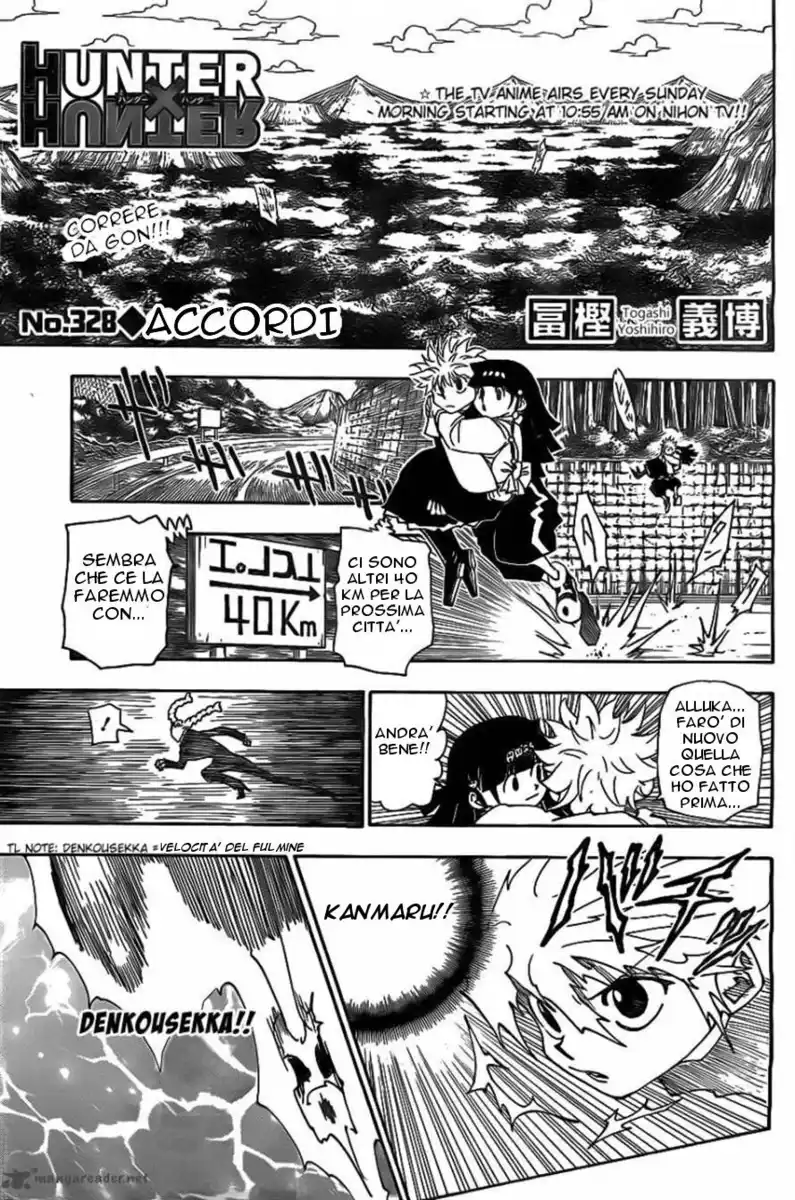 Hunter x Hunter Capitolo 328 page 2