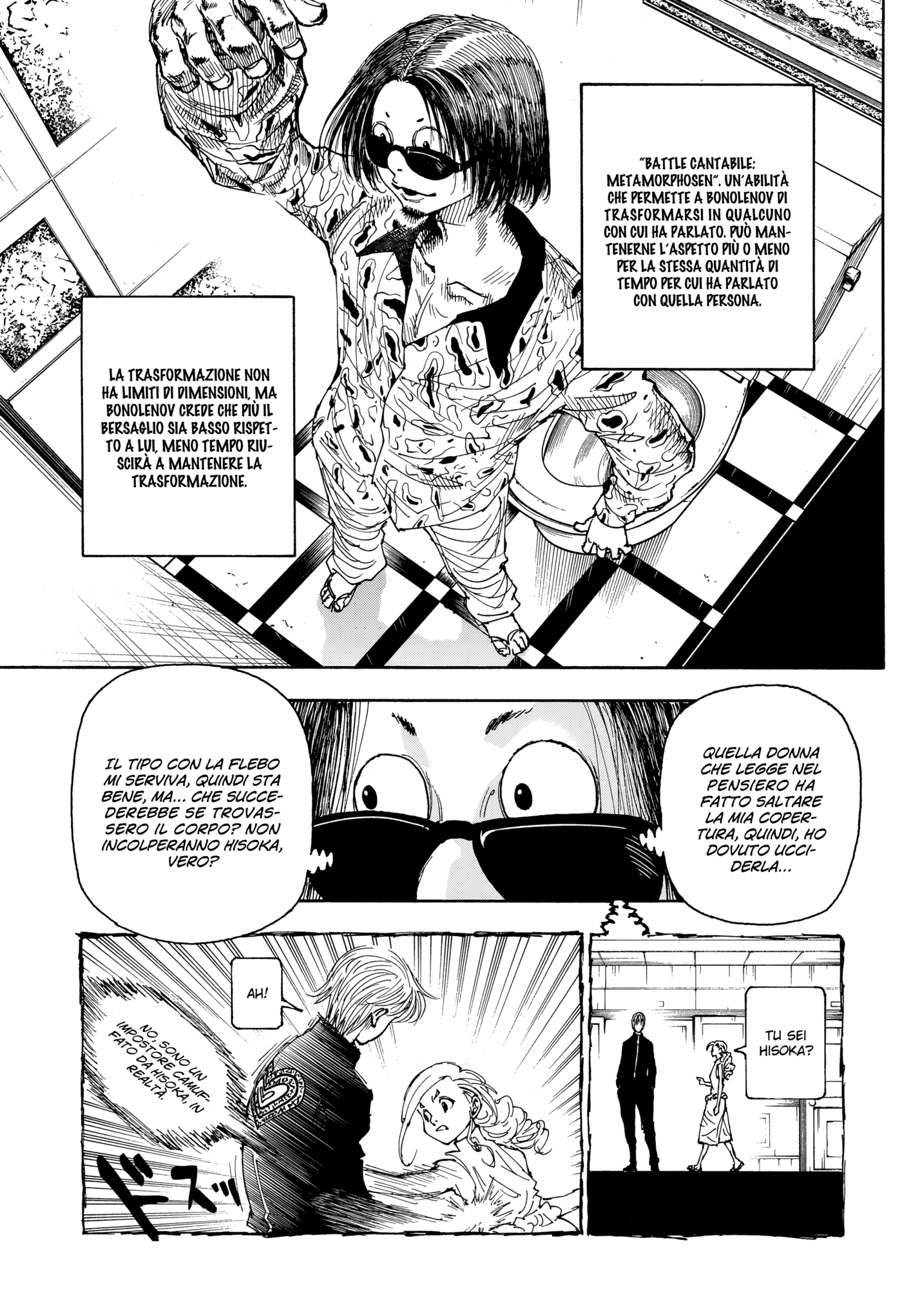 Hunter x Hunter Capitolo 405 page 8