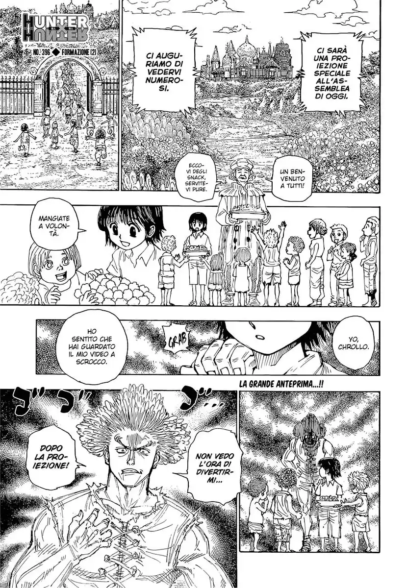 Hunter x Hunter Capitolo 396 page 2