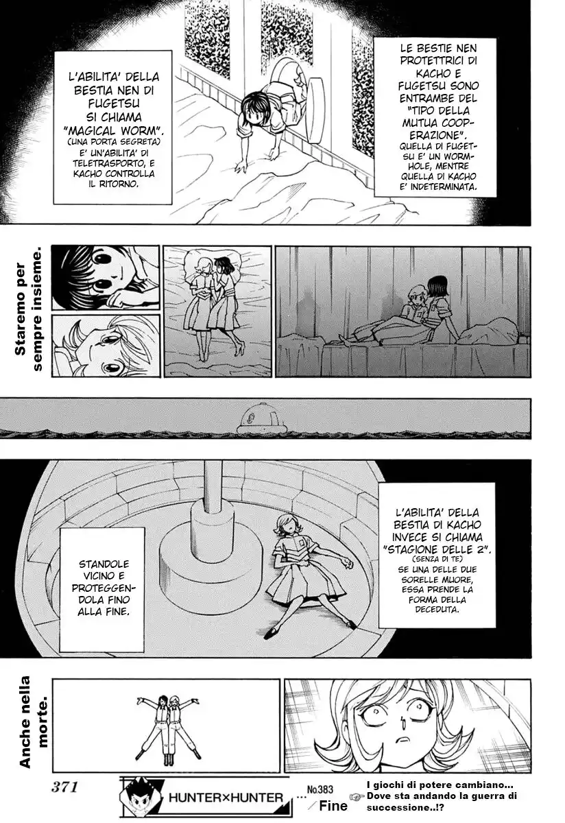 Hunter x Hunter Capitolo 383 page 21