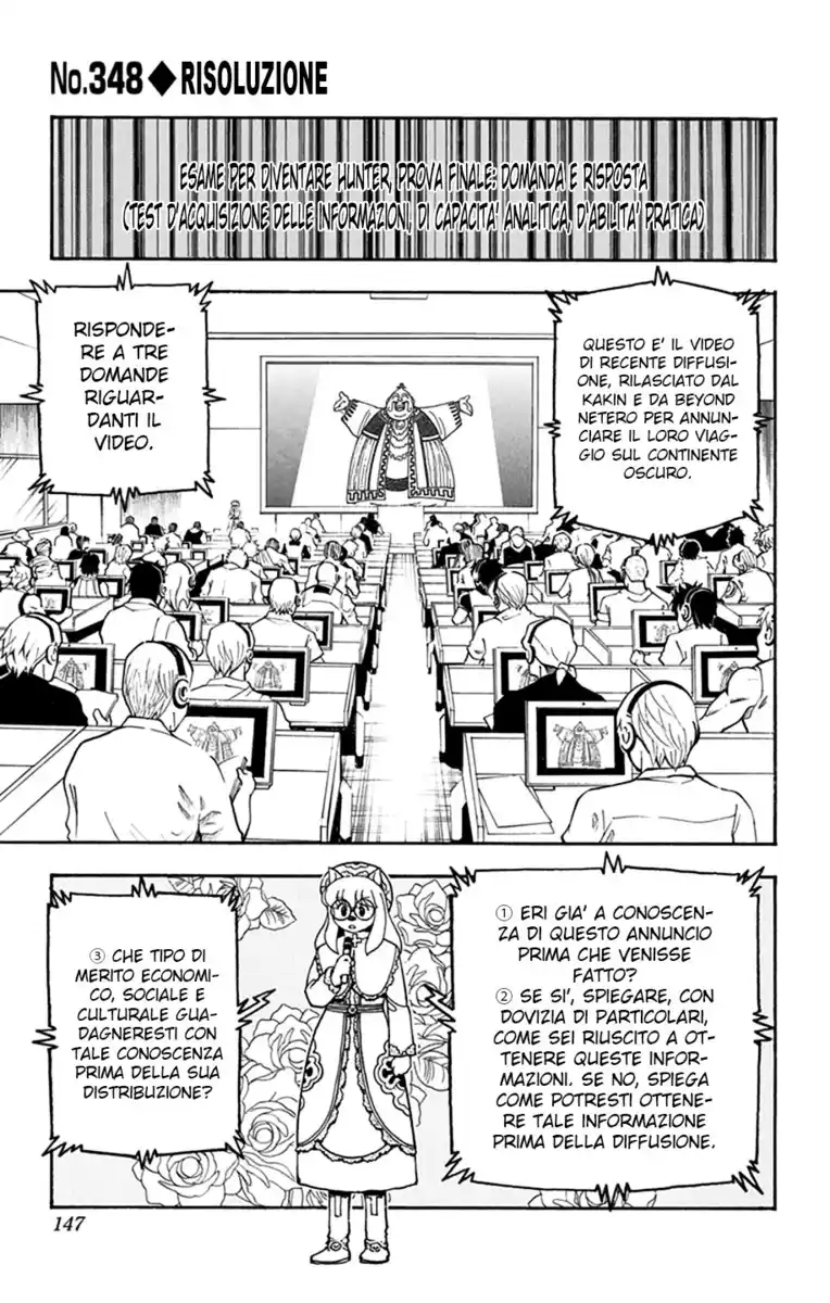 Hunter x Hunter Capitolo 348 page 1