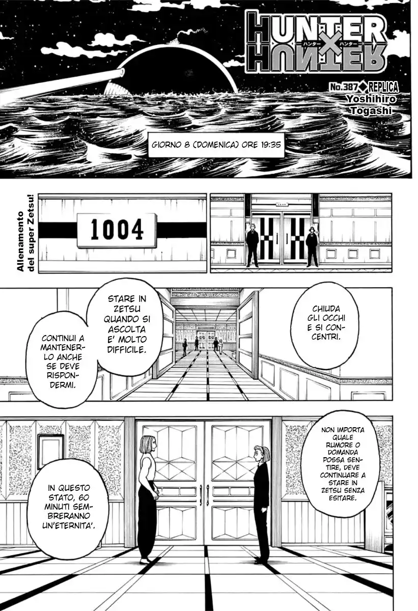 Hunter x Hunter Capitolo 387 page 4