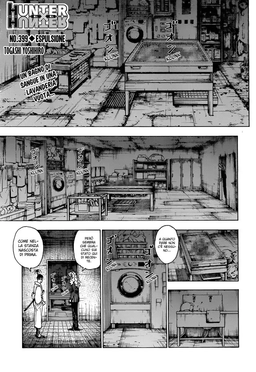 Hunter x Hunter Capitolo 399 page 2