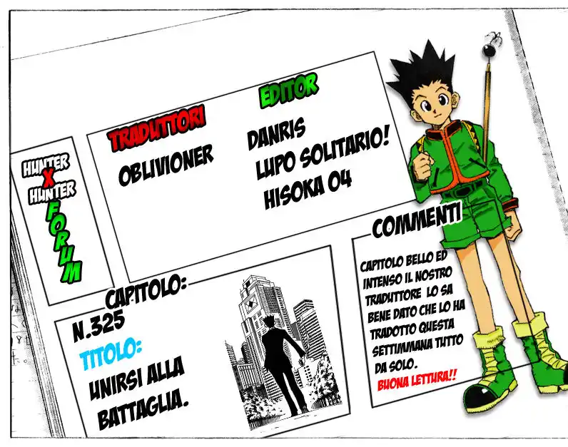 Hunter x Hunter Capitolo 325 page 1