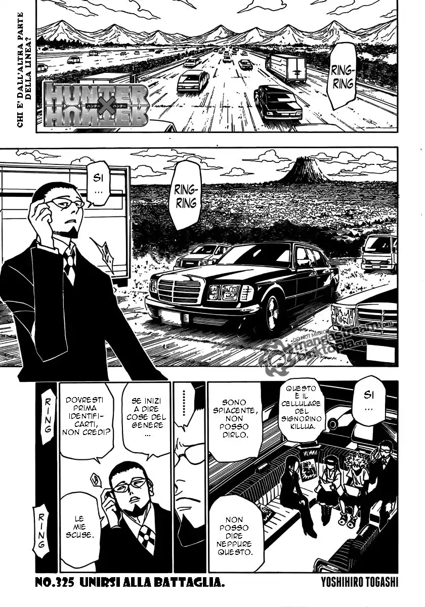 Hunter x Hunter Capitolo 325 page 2