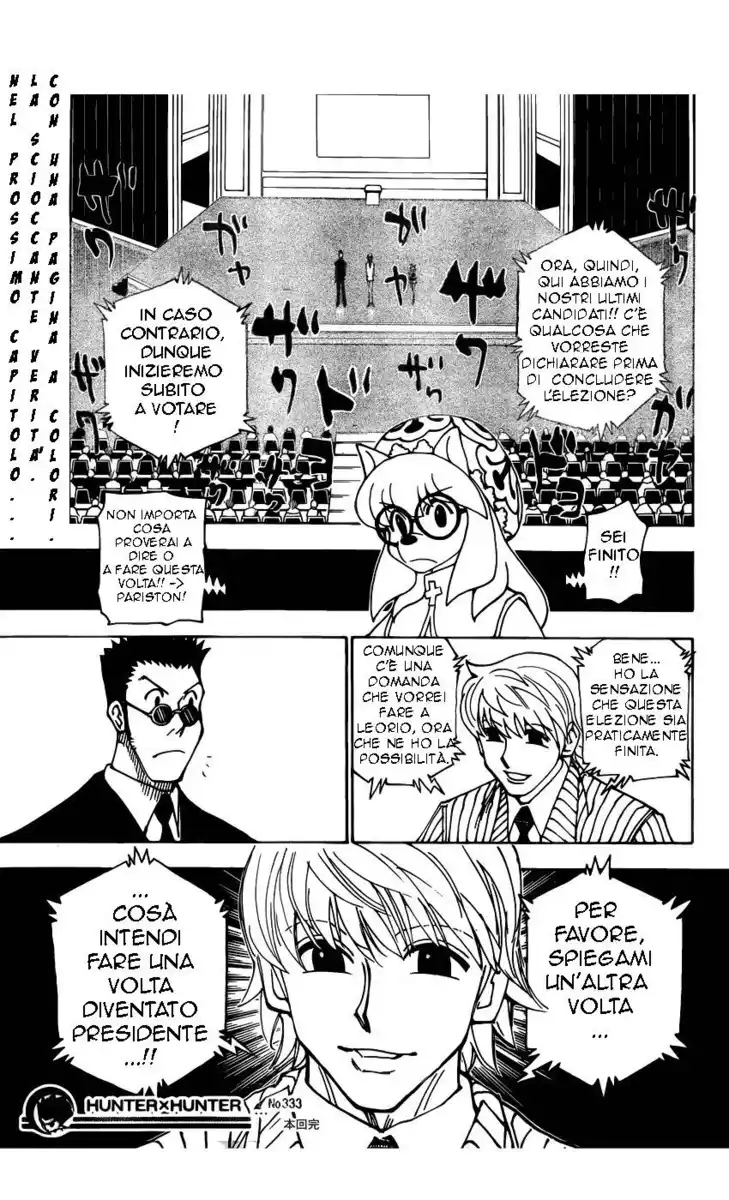 Hunter x Hunter Capitolo 333 page 19