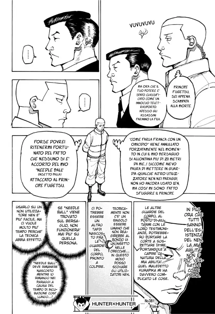 Hunter x Hunter Capitolo 381 page 20