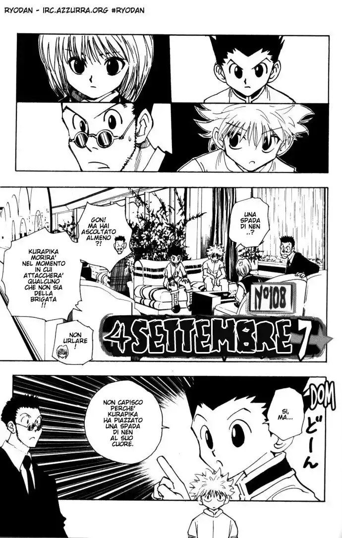 Hunter x Hunter Capitolo 108 page 1