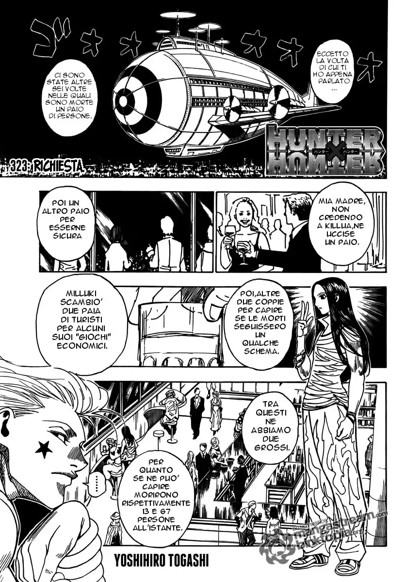 Hunter x Hunter Capitolo 323 page 2