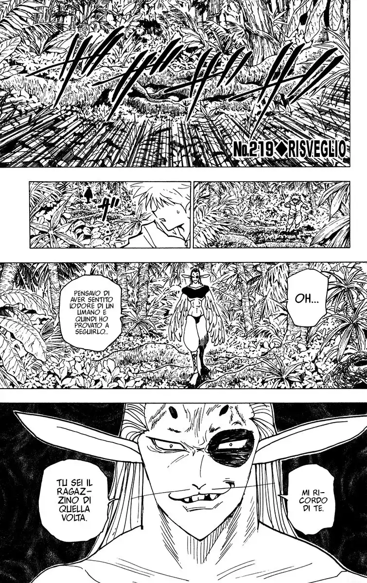 Hunter x Hunter Capitolo 219 page 1