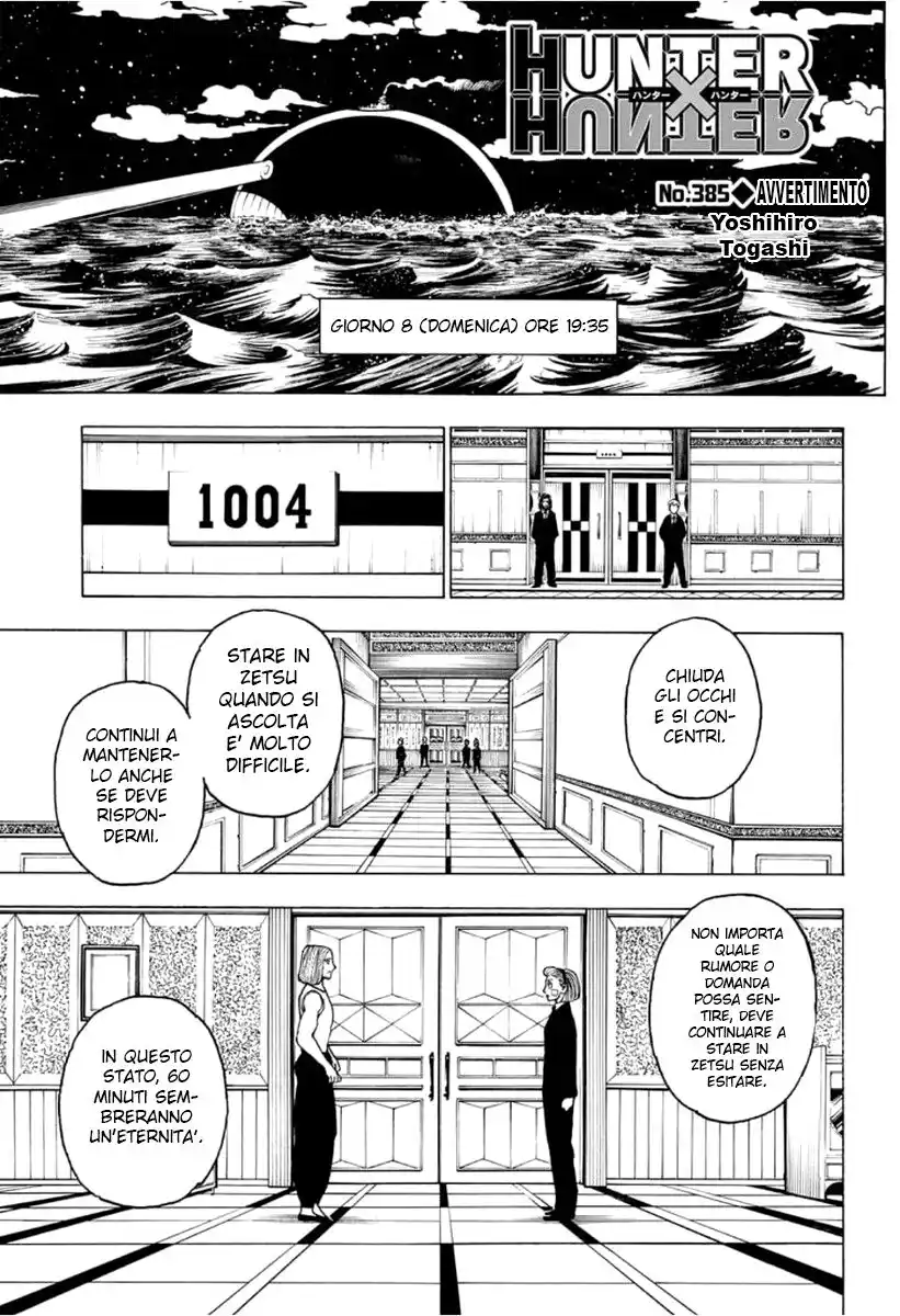 Hunter x Hunter Capitolo 385 page 4