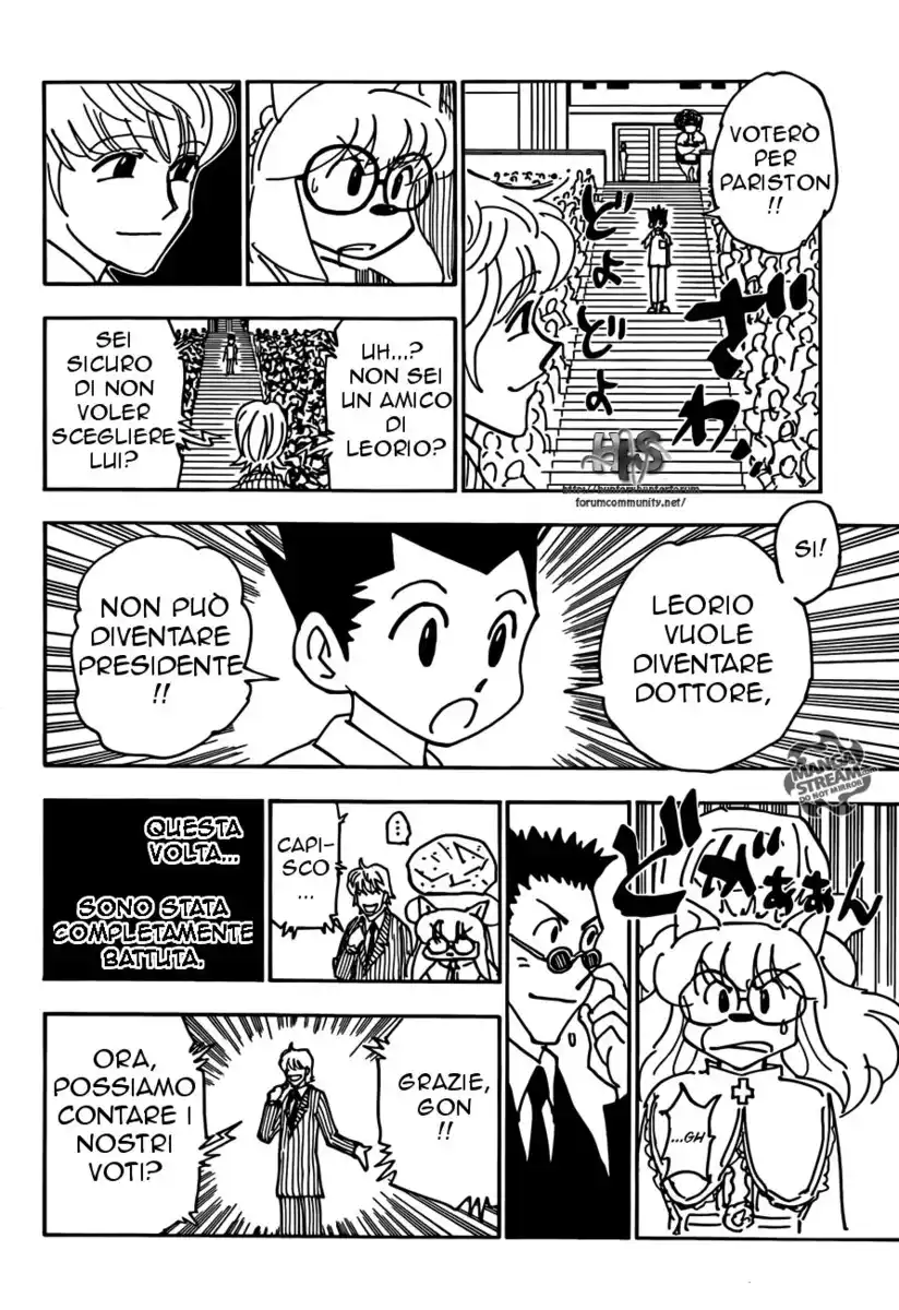 Hunter x Hunter Capitolo 335 page 11