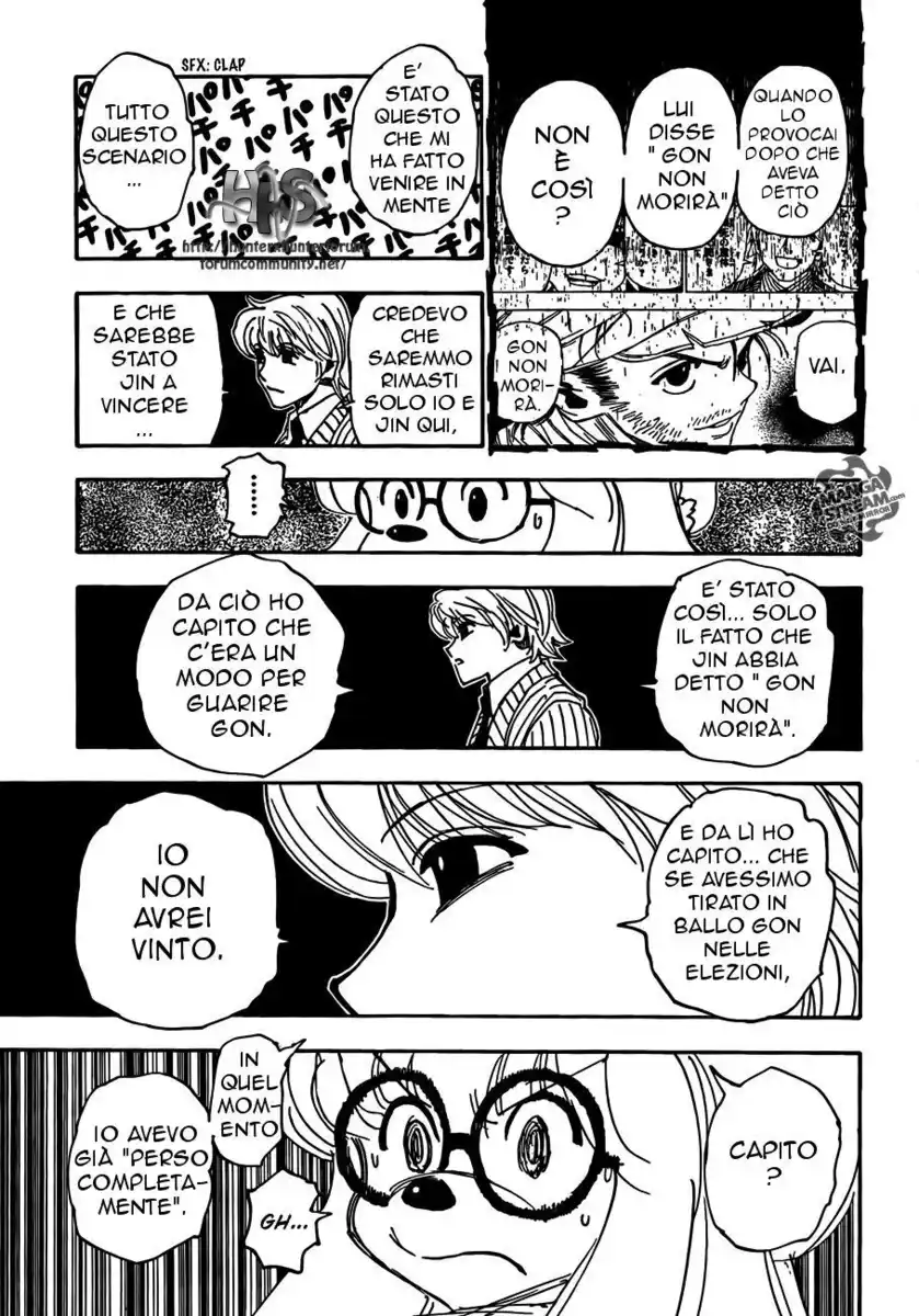 Hunter x Hunter Capitolo 334 page 16