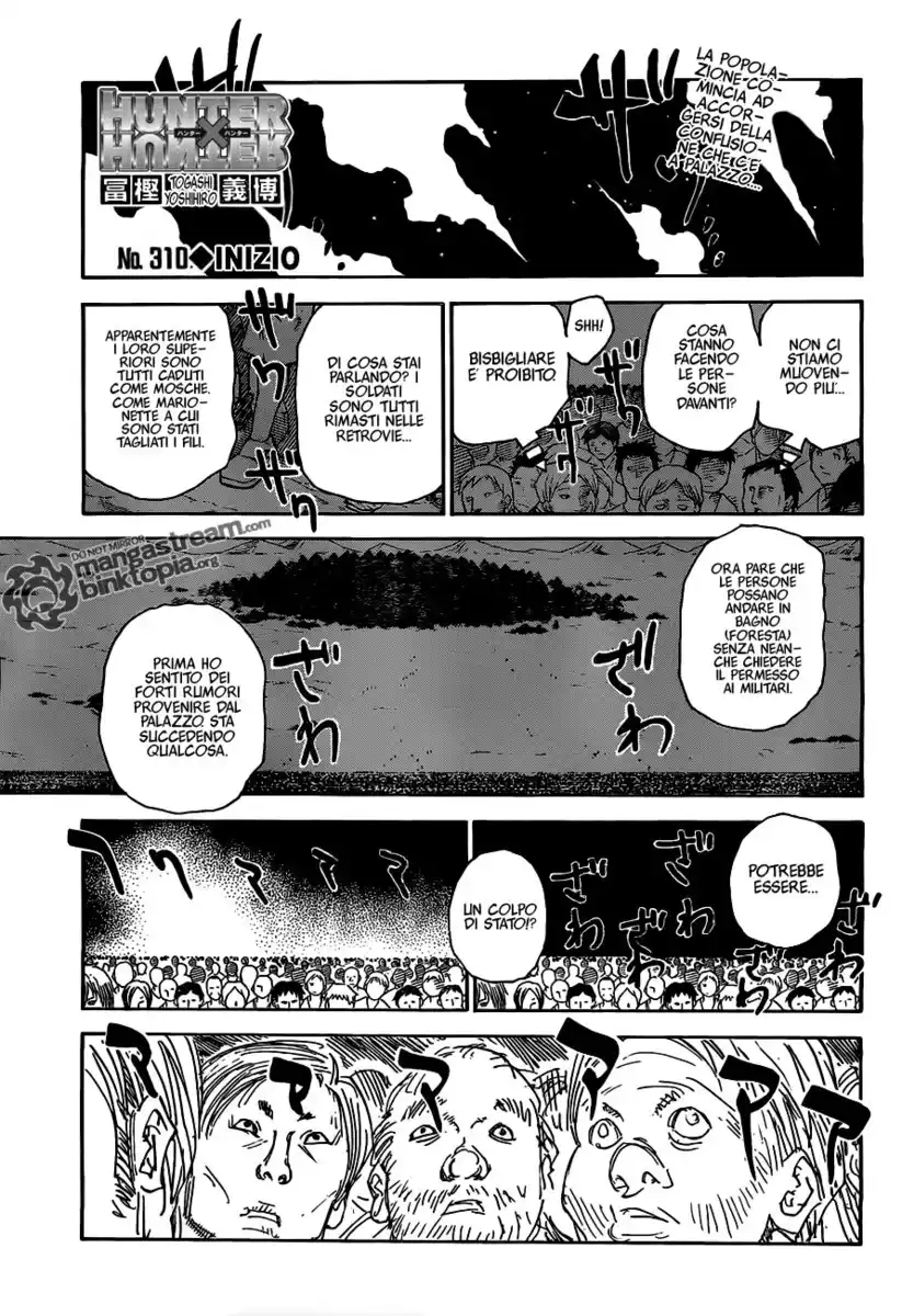 Hunter x Hunter Capitolo 310 page 1