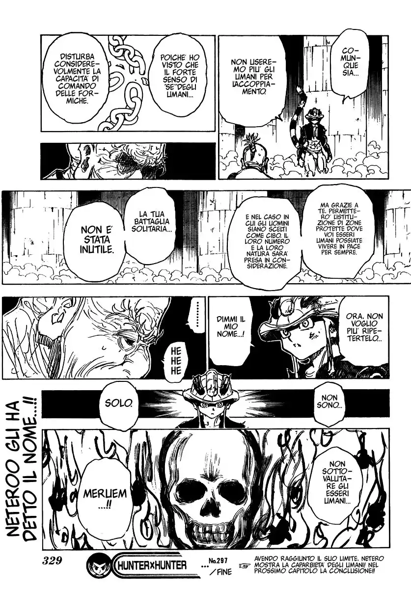 Hunter x Hunter Capitolo 297 page 17