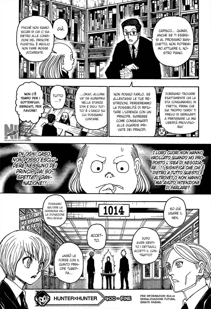 Hunter x Hunter Capitolo 400 page 20