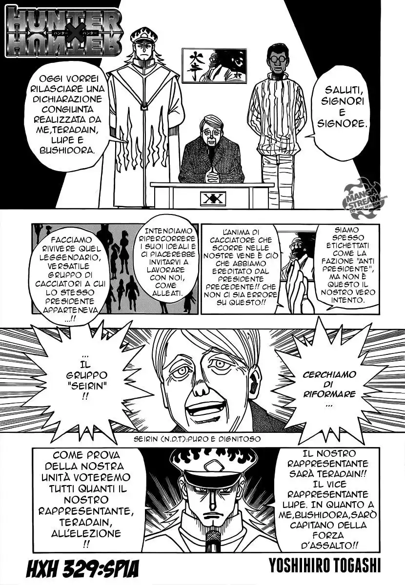 Hunter x Hunter Capitolo 329 page 2