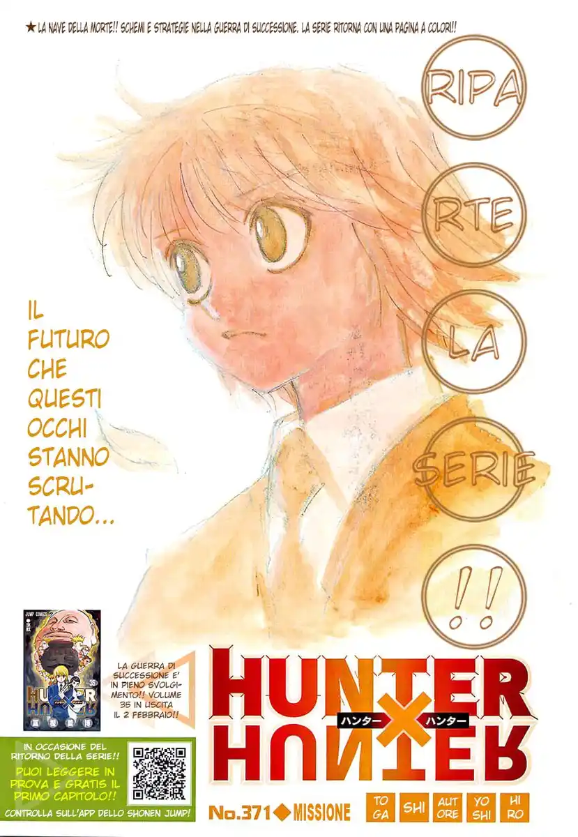 Hunter x Hunter Capitolo 371 page 2