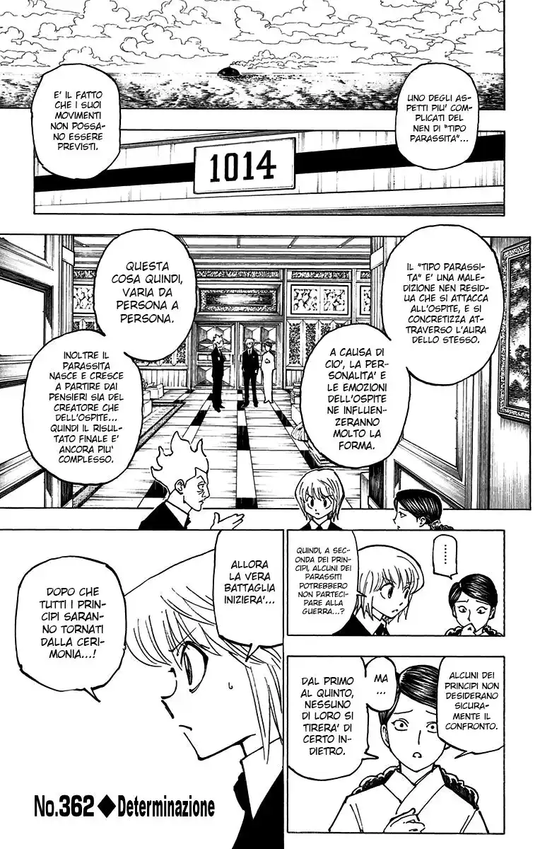 Hunter x Hunter Capitolo 362 page 1