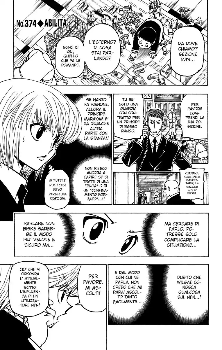 Hunter x Hunter Capitolo 374 page 1