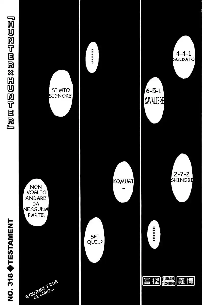 Hunter x Hunter Capitolo 318 page 2