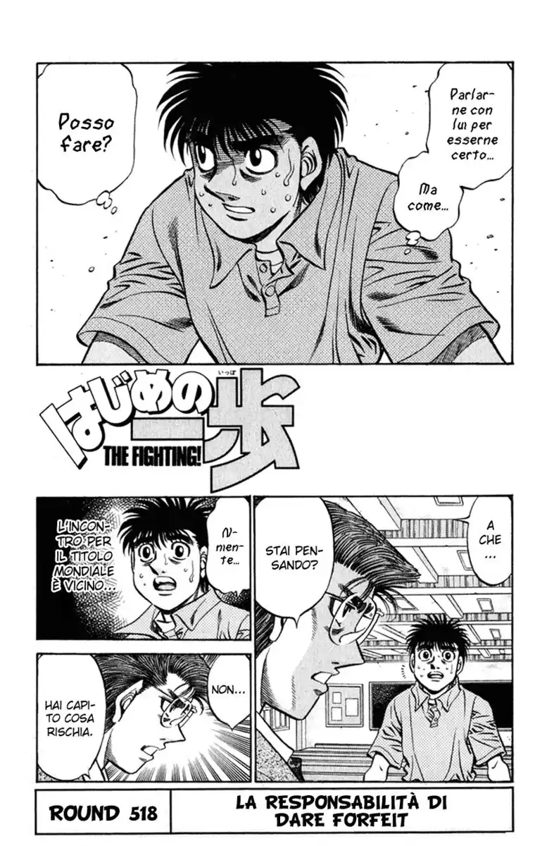 Hajime no Ippo Capitolo 518 page 2