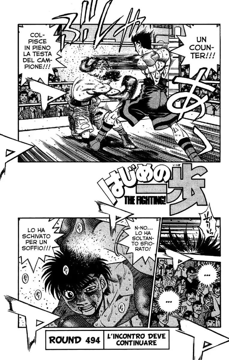 Hajime no Ippo Capitolo 494 page 2