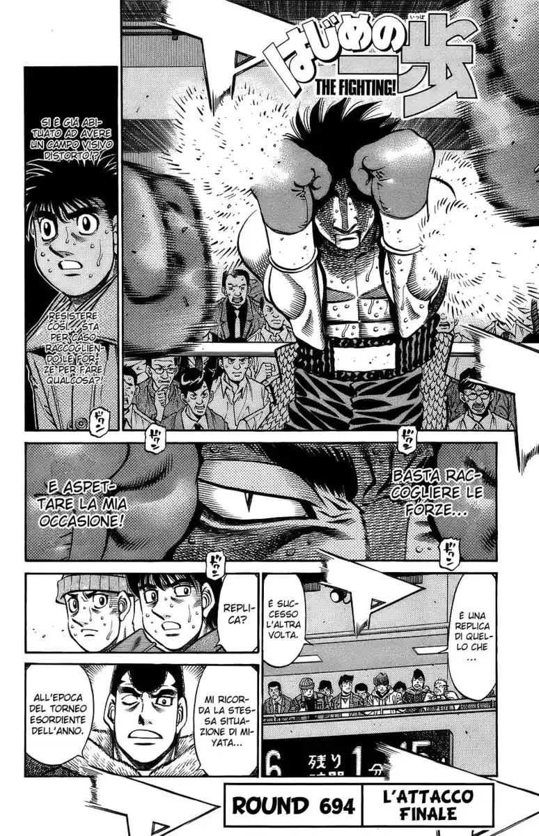 Hajime no Ippo Capitolo 694 page 3