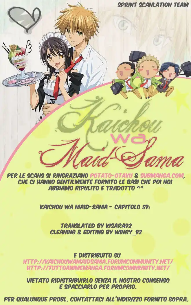 Kaichou wa Maid-sama! Capitolo 59 page 34