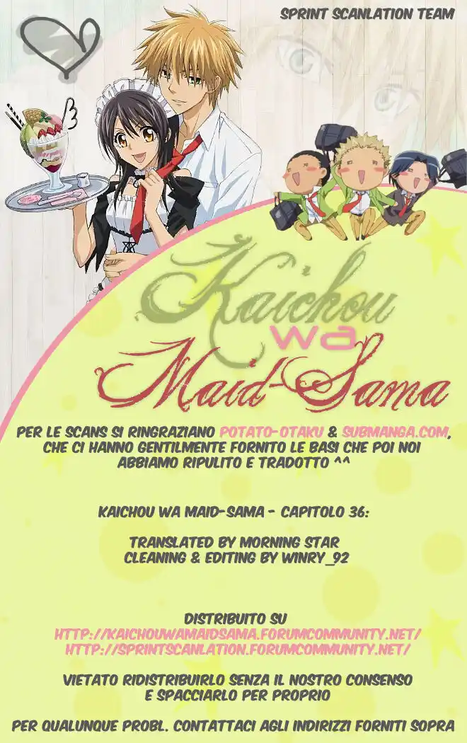 Kaichou wa Maid-sama! Capitolo 36 page 32