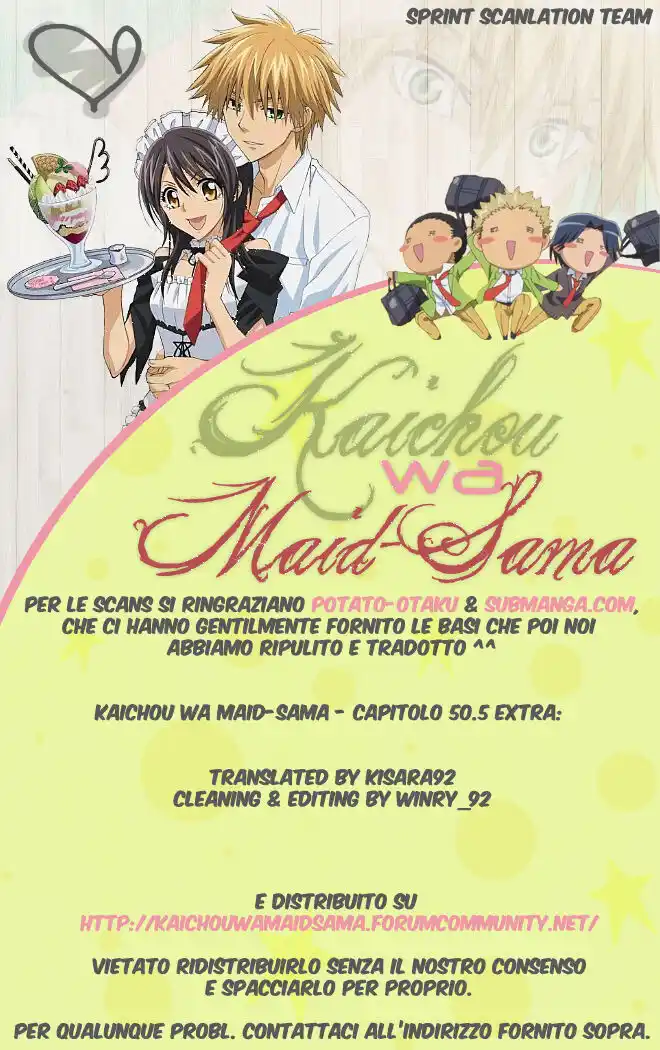 Kaichou wa Maid-sama! Capitolo 50.5 page 34