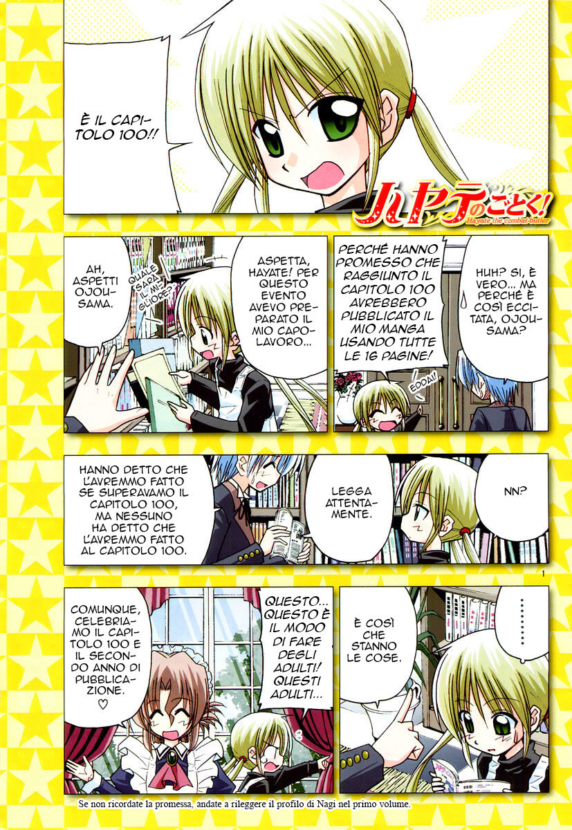 Hayate no Gotoku! Capitolo 100 page 2