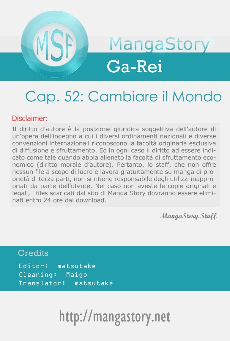 Ga-rei Capitolo 52 page 1