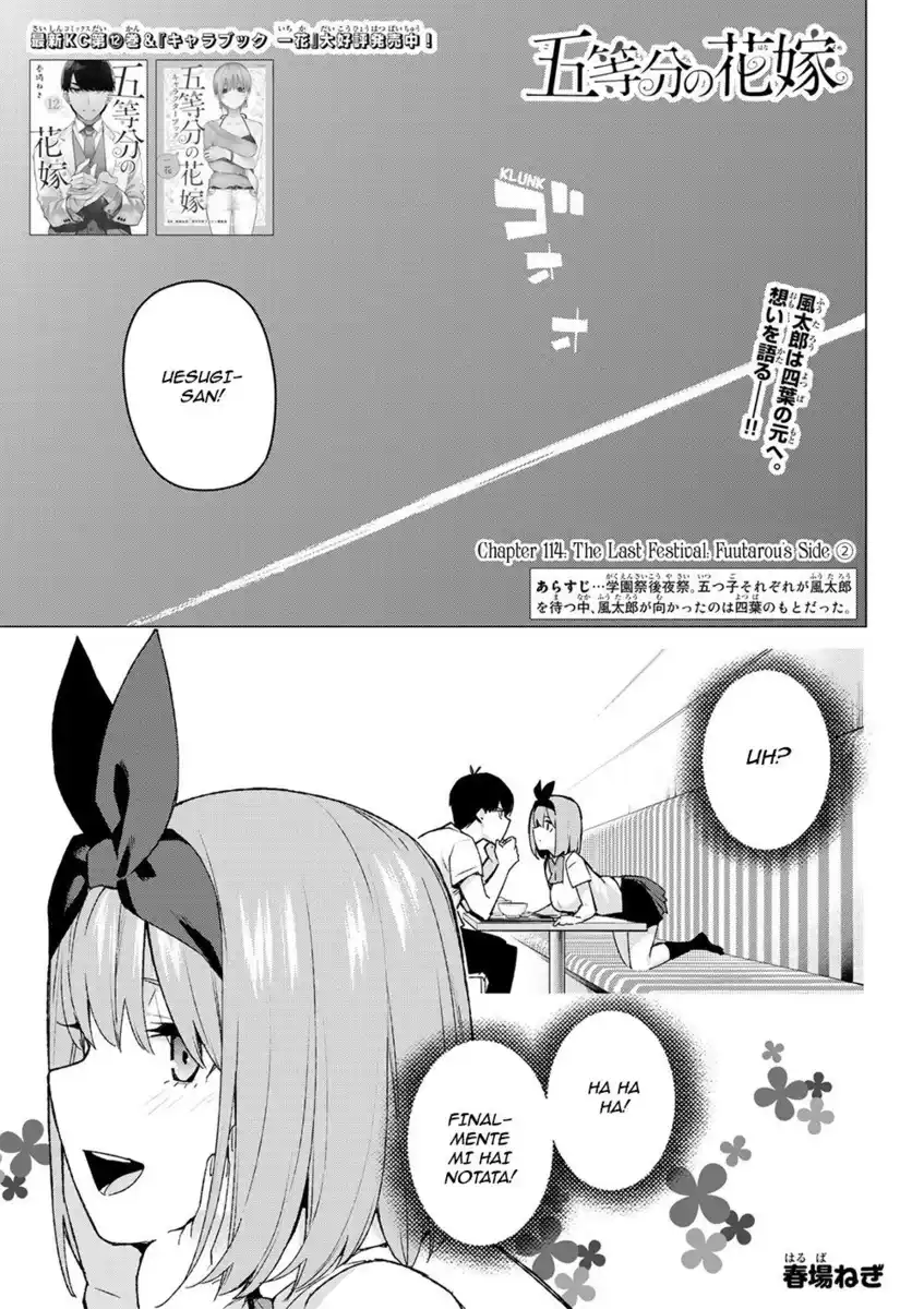 5Toubun no Hanayome Capitolo 114 page 7