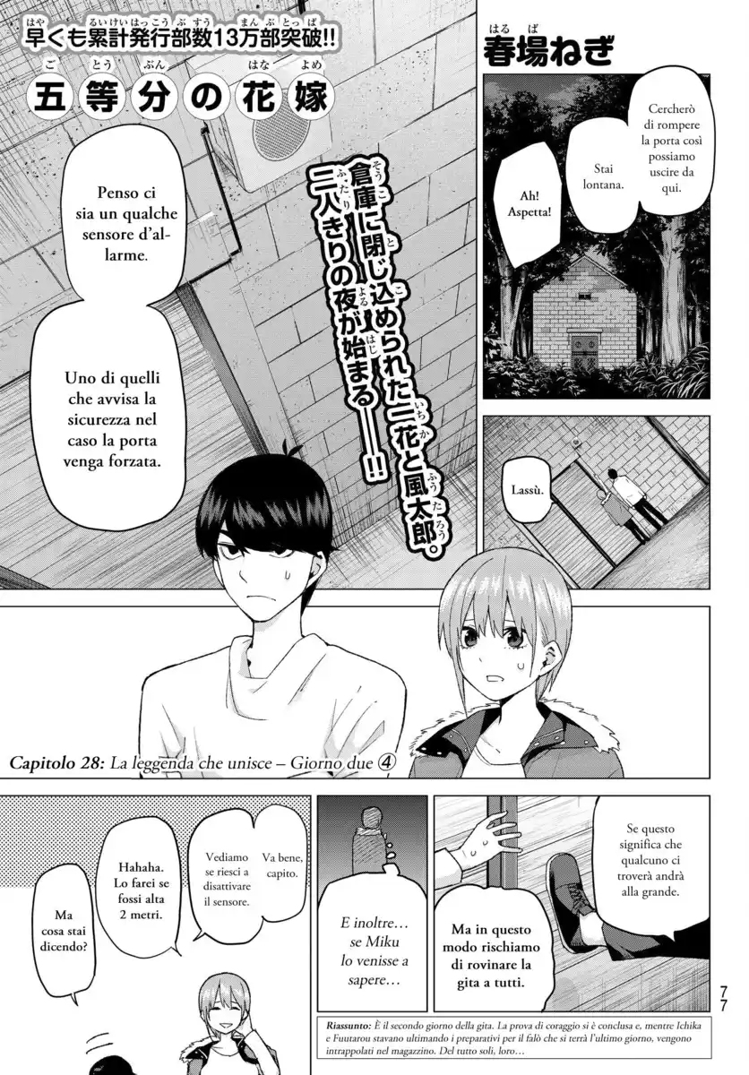 5Toubun no Hanayome Capitolo 28 page 1