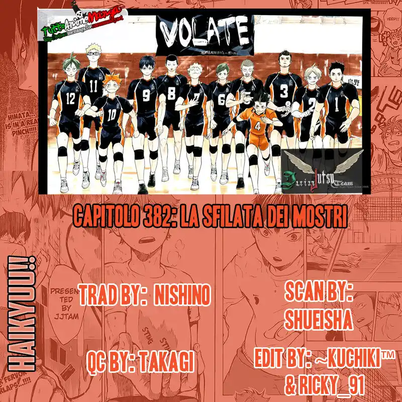 Haikyuu!! Capitolo 382 page 1