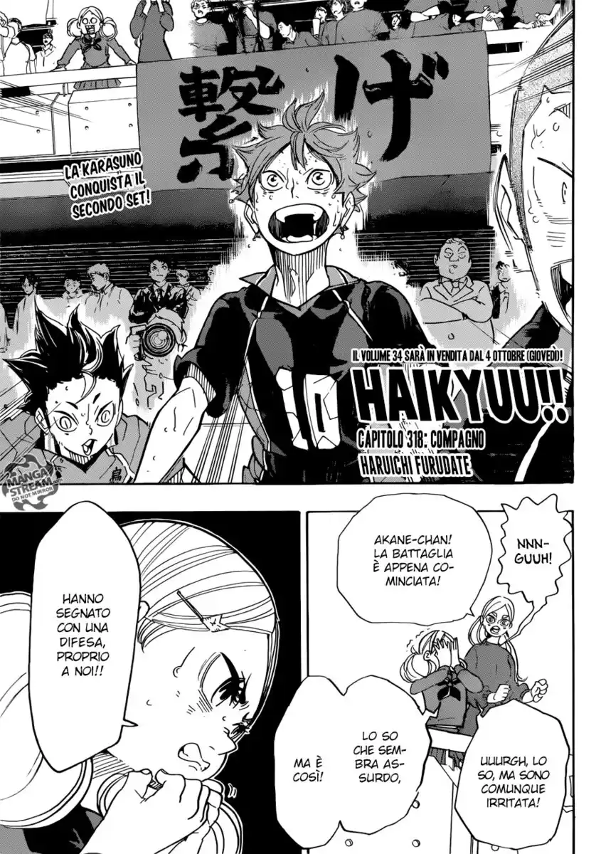 Haikyuu!! Capitolo 318 page 2