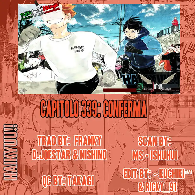 Haikyuu!! Capitolo 339 page 1