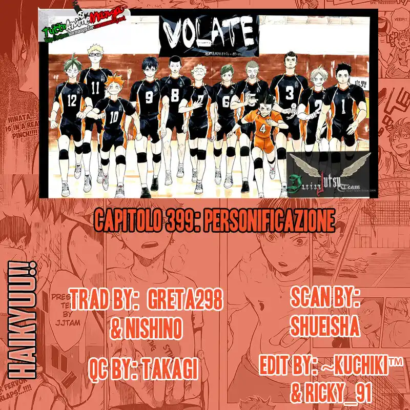 Haikyuu!! Capitolo 399 page 1