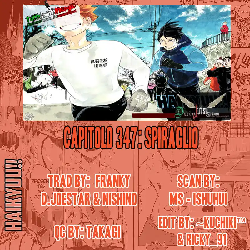 Haikyuu!! Capitolo 347 page 1