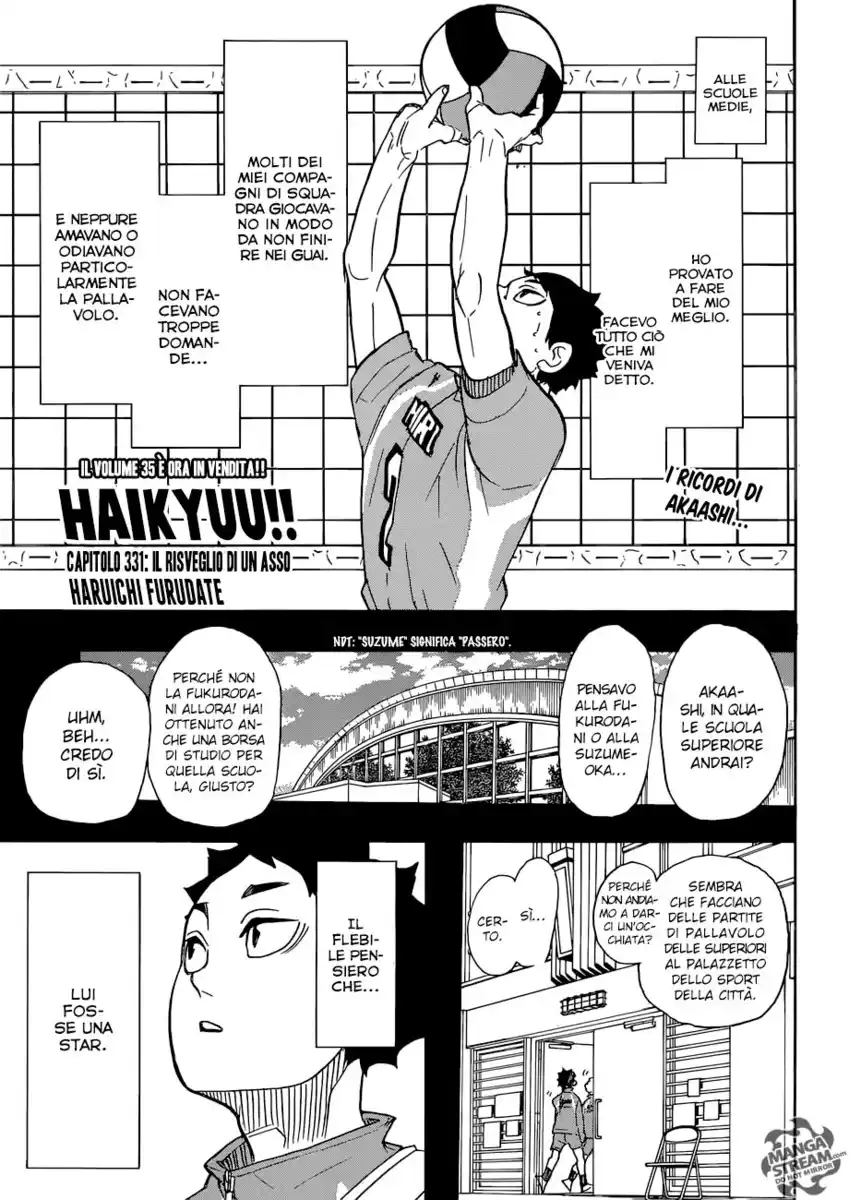 Haikyuu!! Capitolo 331 page 2