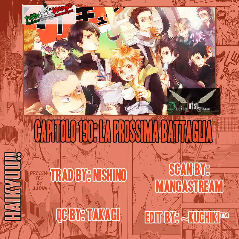 Haikyuu!! Capitolo 190 page 1