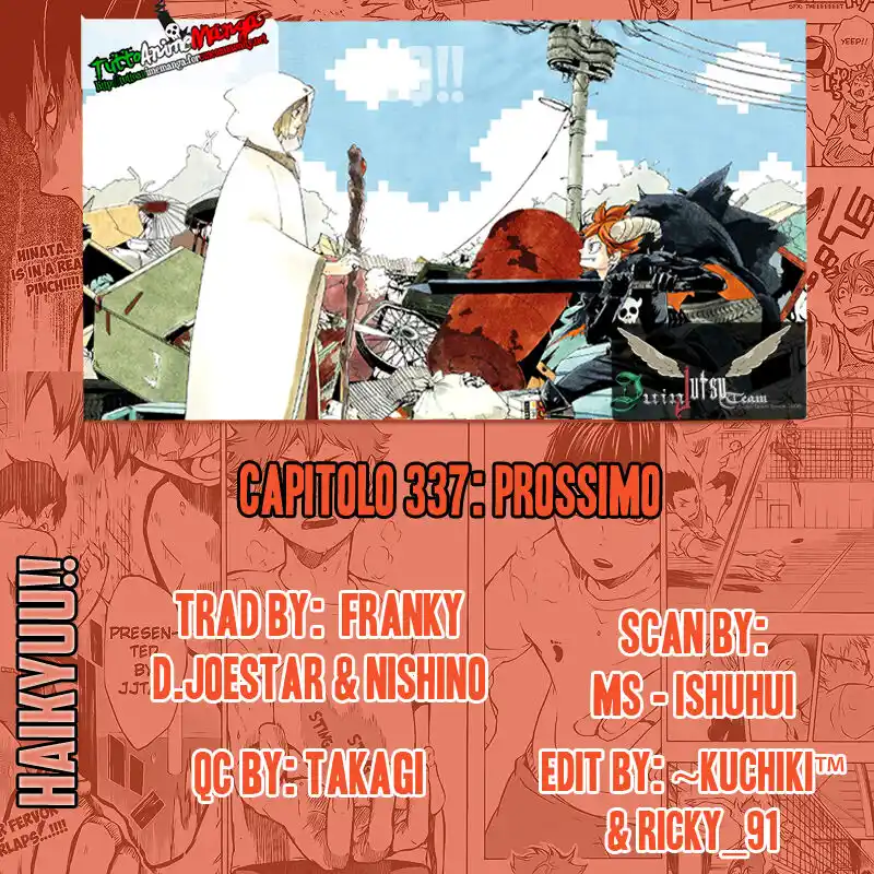 Haikyuu!! Capitolo 337 page 1