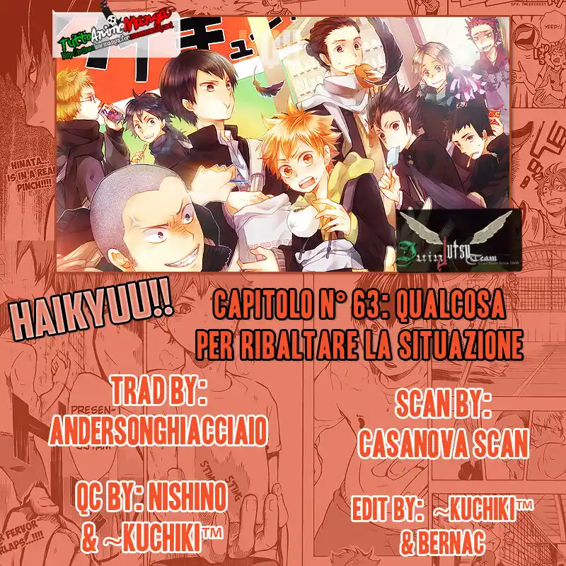 Haikyuu!! Capitolo 63 page 1