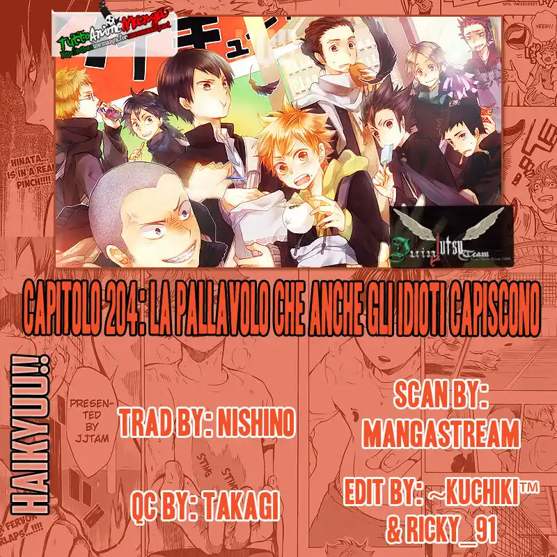 Haikyuu!! Capitolo 204 page 1