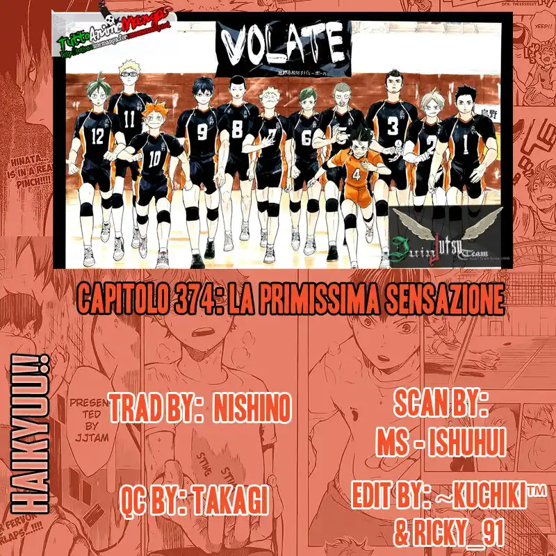 Haikyuu!! Capitolo 374 page 1