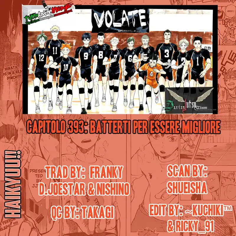 Haikyuu!! Capitolo 393 page 1